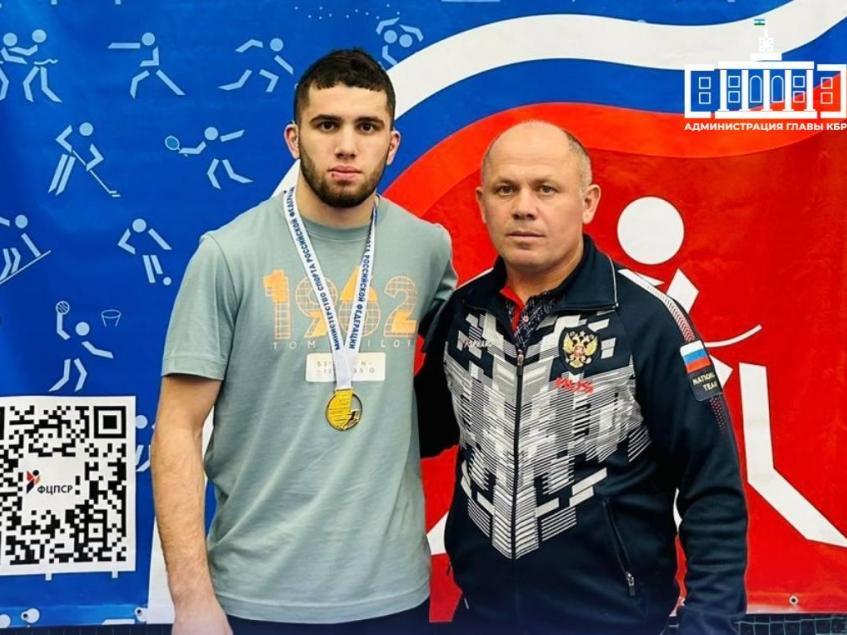 Асланбек Кишев победил во всероссийском первенстве по греко-римской борьбе среди спортсменов с нарушением слуха