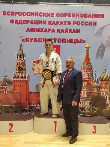 Каратист Дамир Бетрозов – победитель всероссийского турнира по ашихара-карате