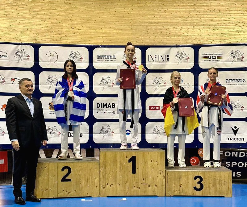 Элина Тхамокова — чемпионка Европы по тхэквондо