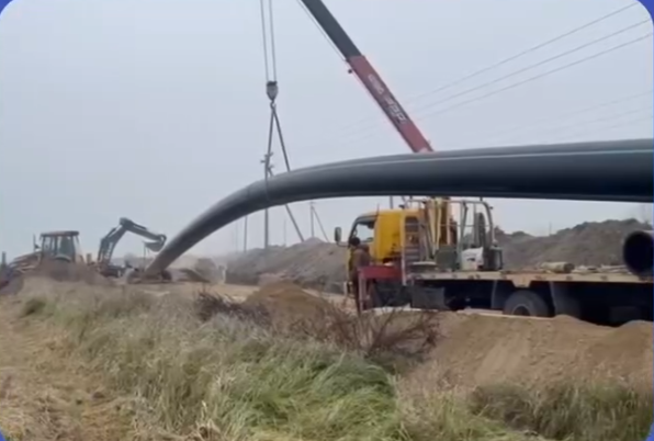В Прохладном продолжается масштабная реконструкция главного водовода