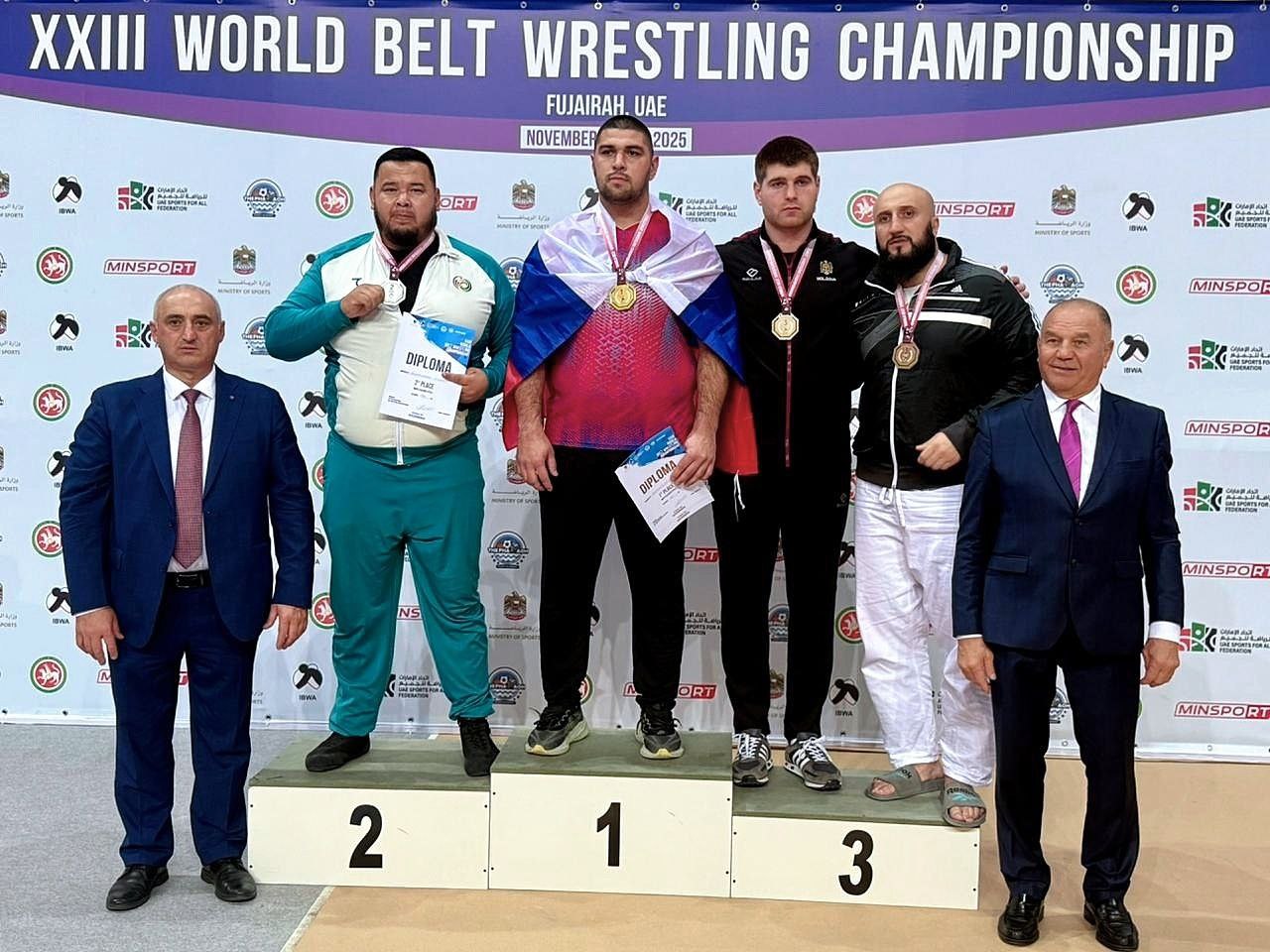 Рамазан Шхашемишев — чемпион мира по борьбе на поясах