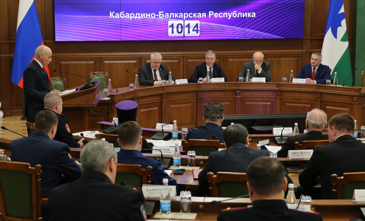 Алий Мусуков провел заседание Межведомственной комиссии по профилактике правонарушений