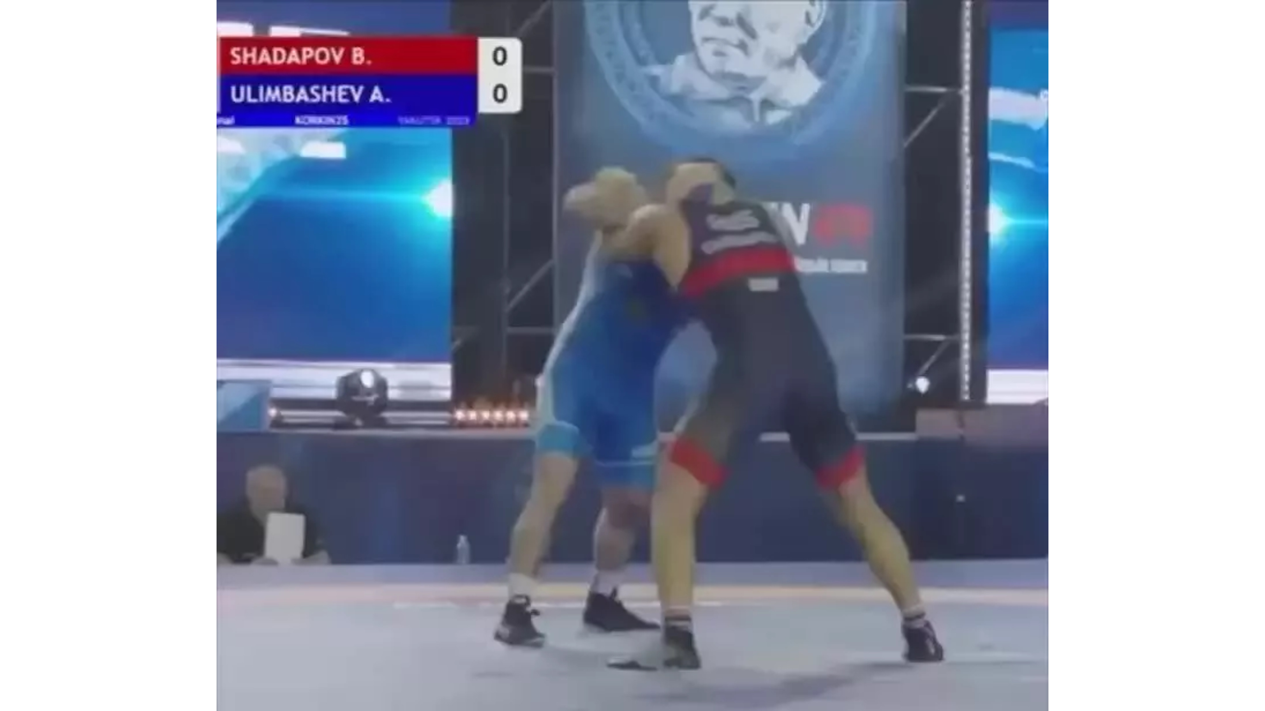 Азрет Улимбашев — чемпион всероссийских соревнований по вольной борьбе