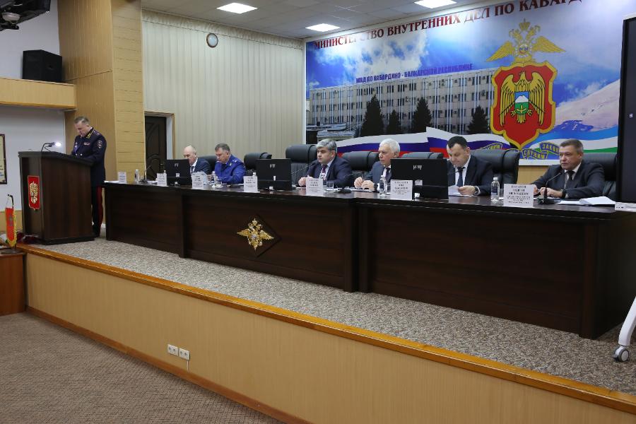 В Министерстве внутренних дел по КБР состоялось заседание коллегии