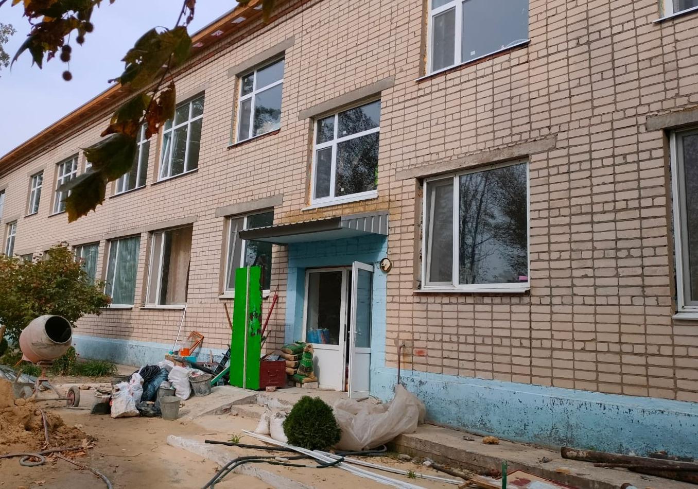 В рамках шефской помощи в Херсонской области ремонтируют детский сад