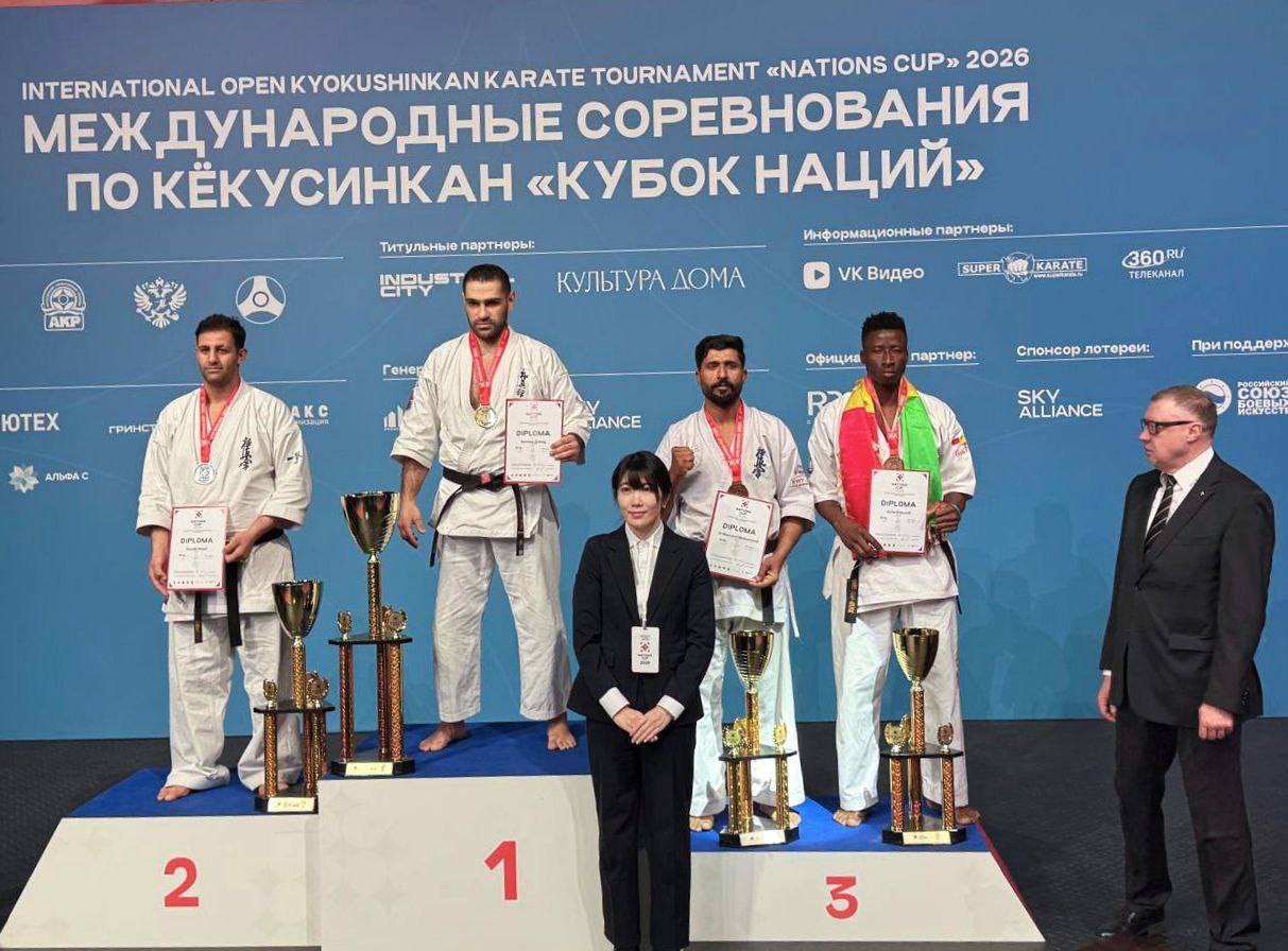 Давид Биткаш — победитель международных соревнований по киокусинкай