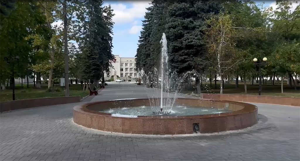 Центральный парк в Тереке благоустроили